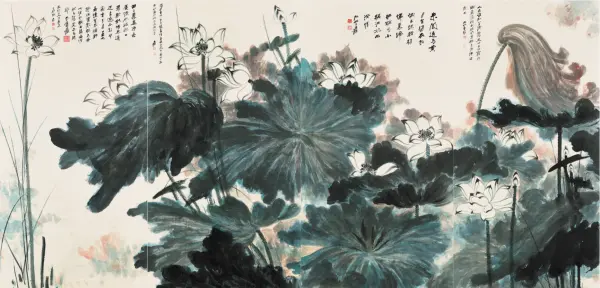 齐白石张大千合璧之展：一质朴...